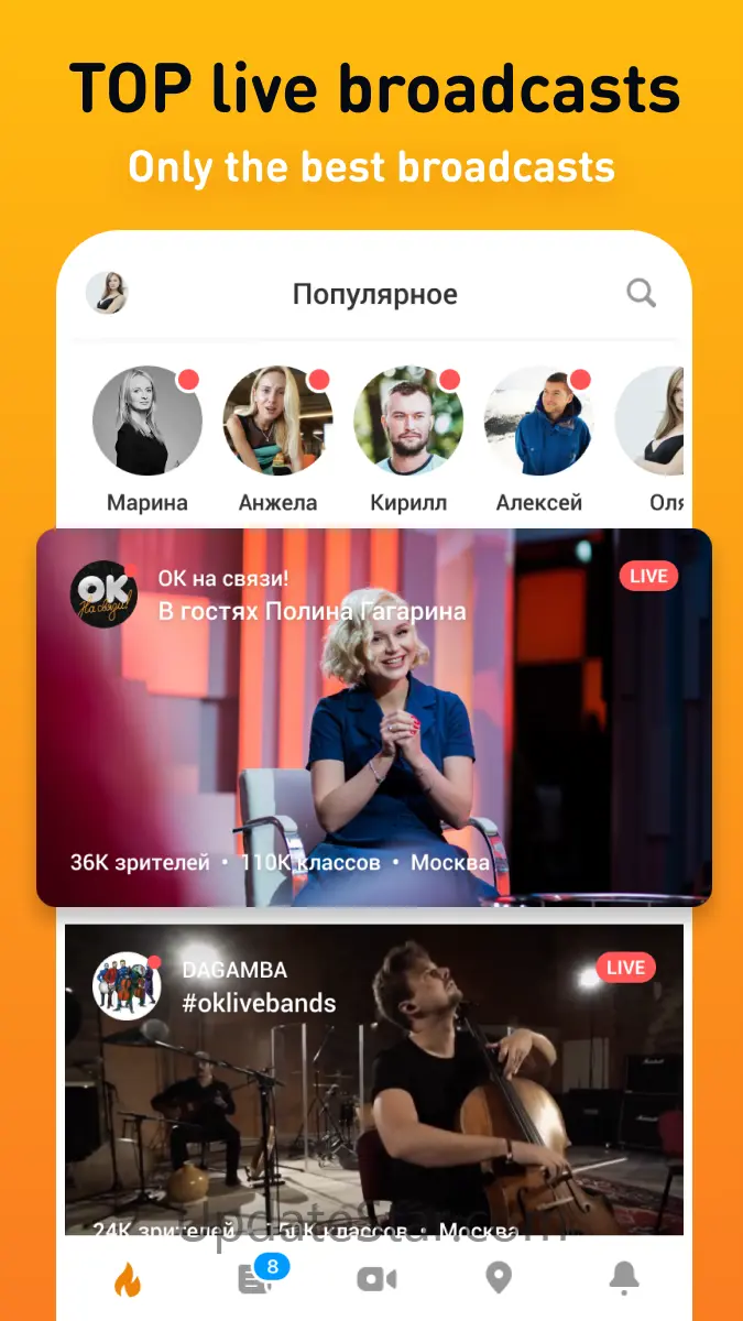 OK Live - video livestreams 1.40
