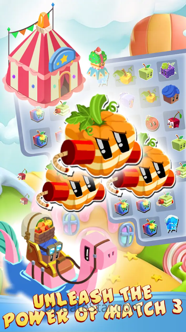 Juice cube: Match 3 Fruit Game 1.85.40
