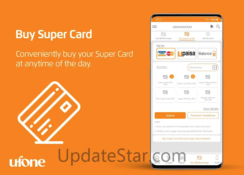 My Ufone – Manage your account 10.5