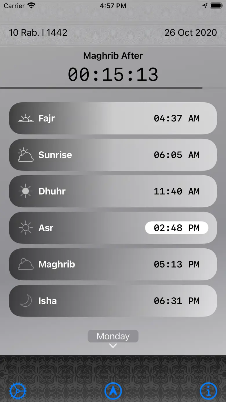 Prayer Times Today 5.2