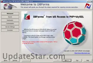 DBForms from MS Access to PHP + MySQL 2.1.1