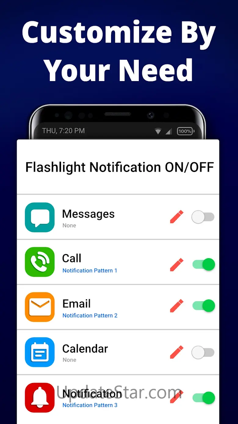 Flash Alerts LED - Call, SMS 1.9.8