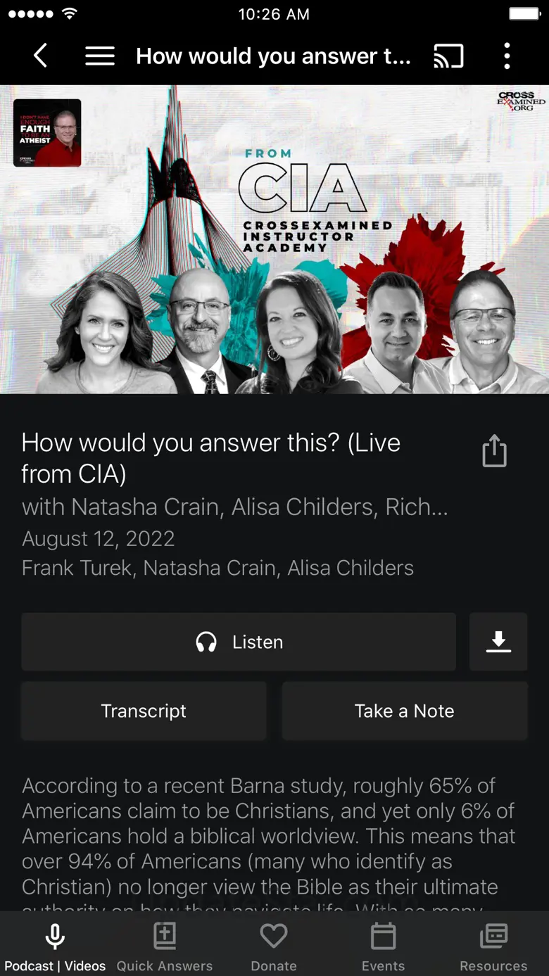 Cross Examined 6.2.3
