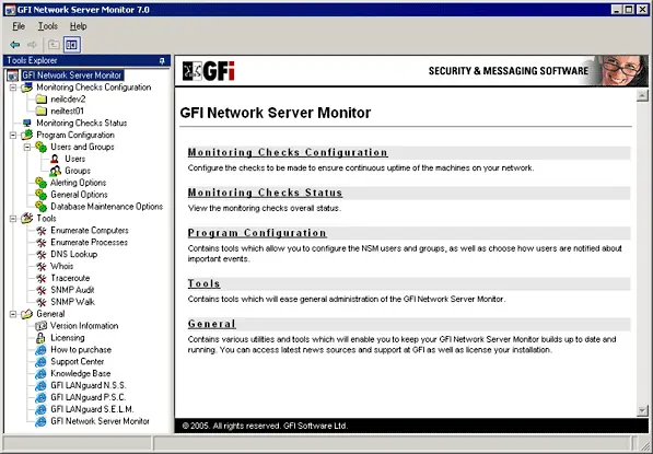 GFI Network Server Monitor 7.0