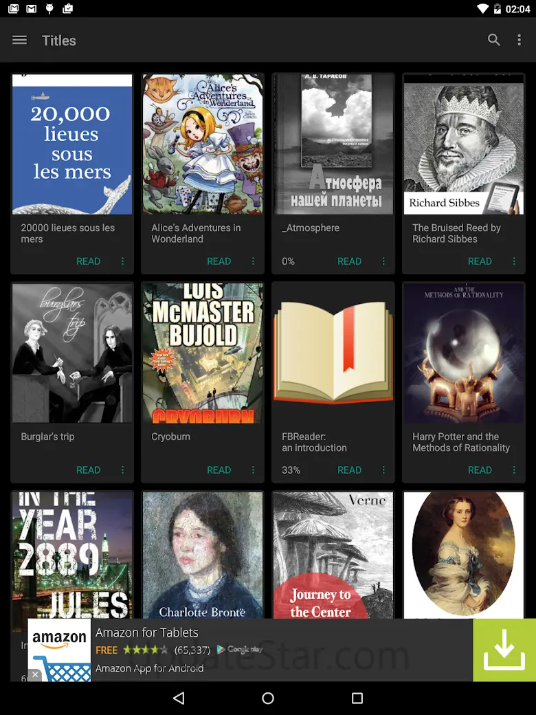 FBReader Bookshelf 1.7.2.4