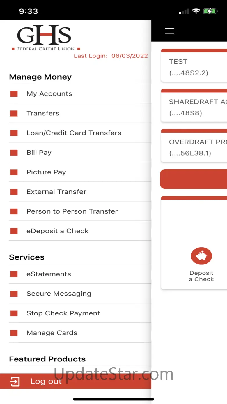 GHS Federal Credit Union 9.6.4