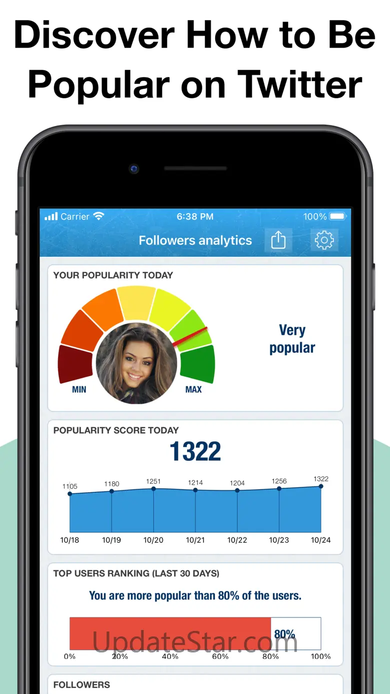 MyTopFollowers for Twitter 2.10