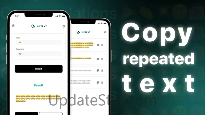 ReText: repeat text repeater 1.1.1