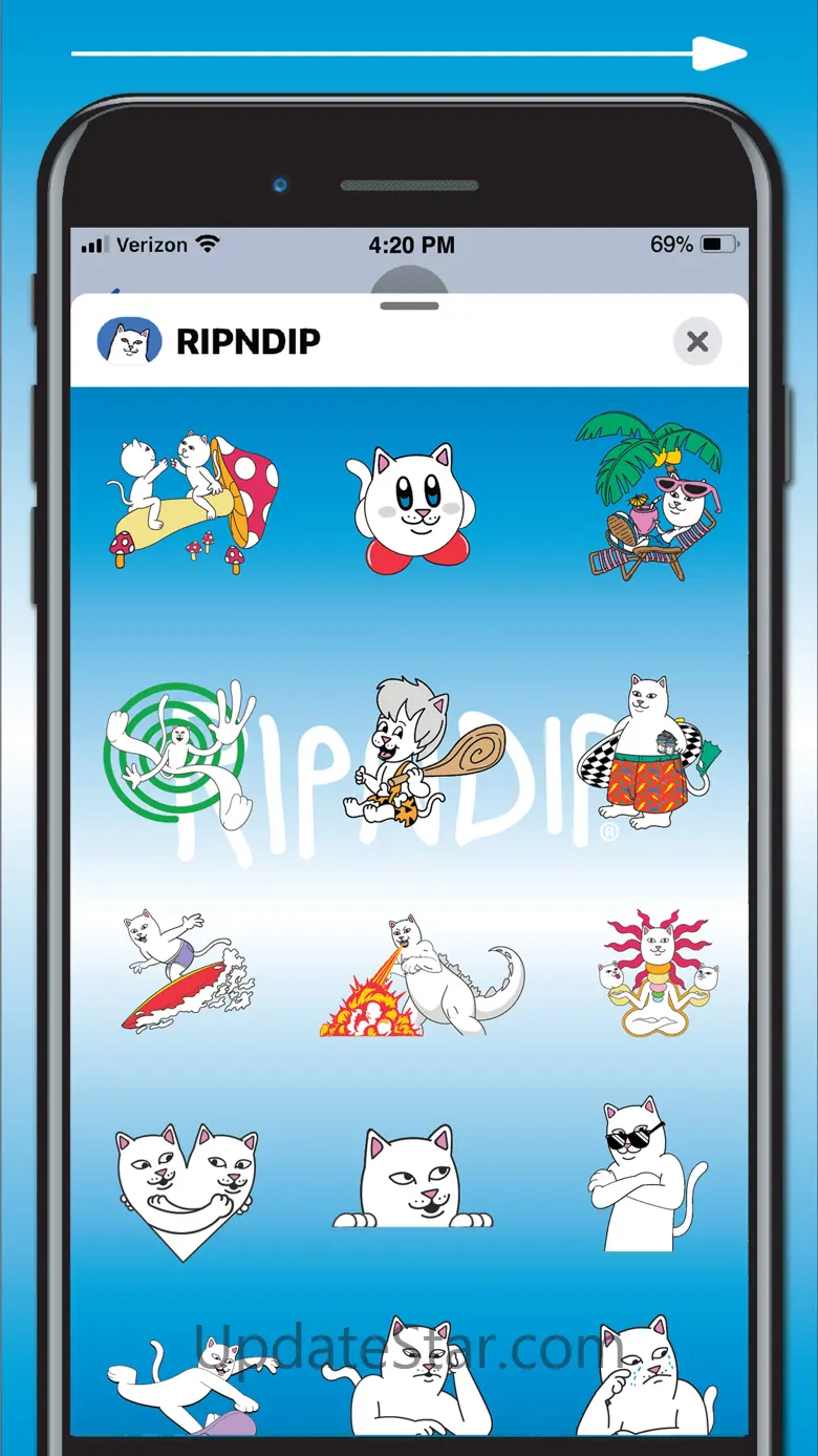 RIPNDIP STICKERS 1.1.2