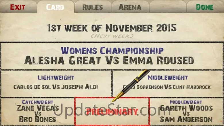 Weekend Warriors MMA 1.2.0