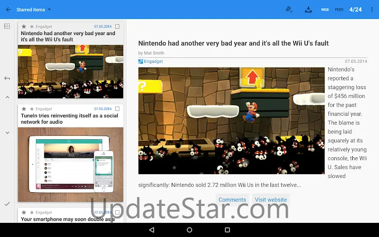gReader | Feedly | News | RSS 5.2.2-424