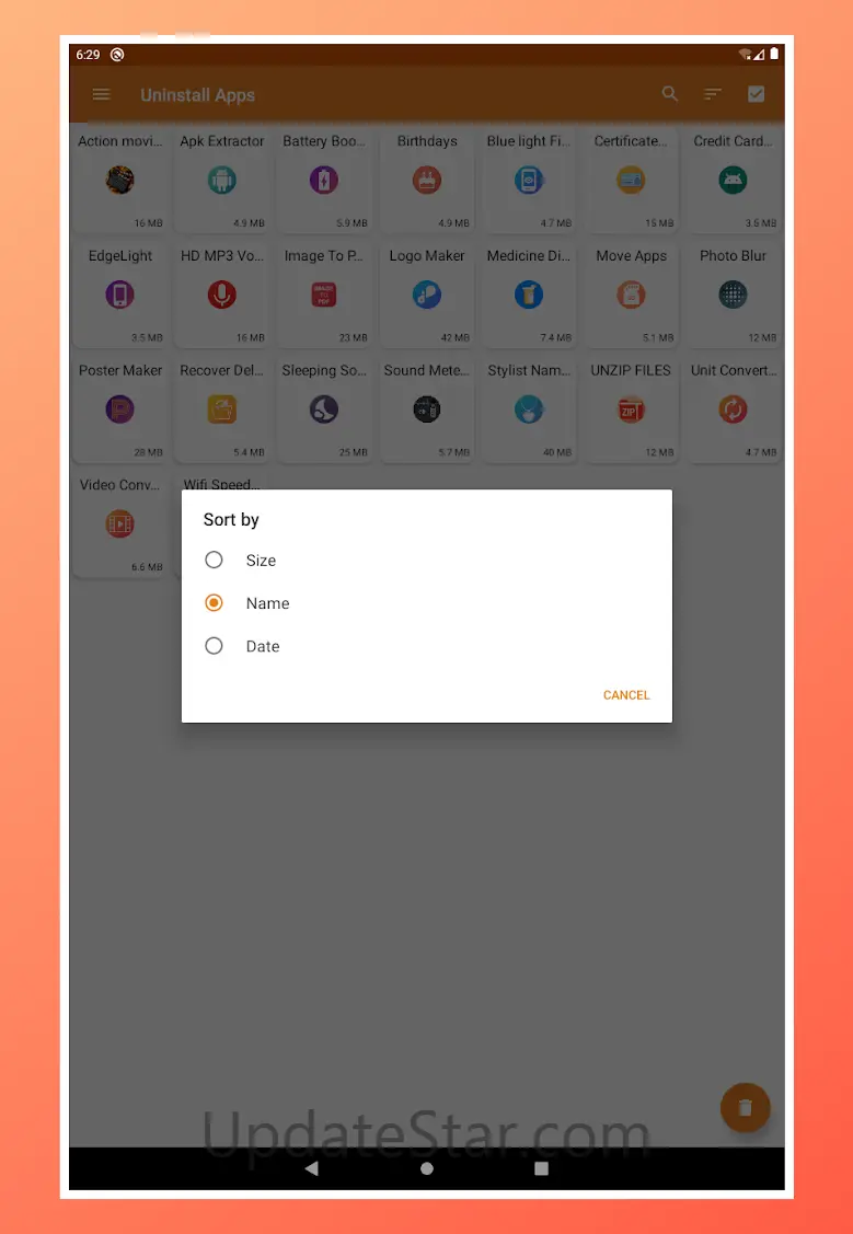 Delete apps: Remove apps 4.3