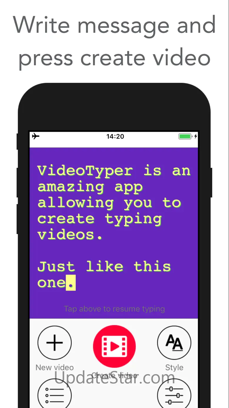 VideoTyper - Typing video 1.10