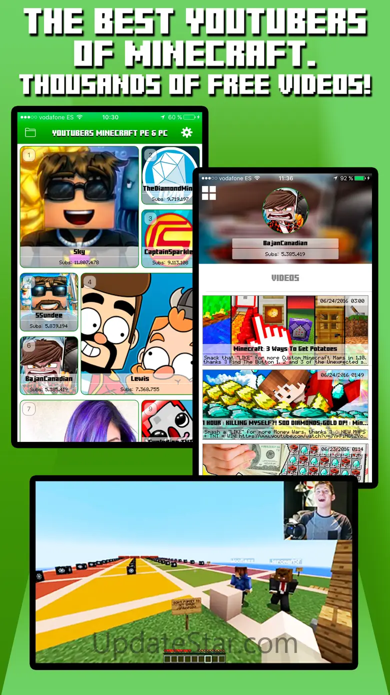 Youtubers Minecraft Edition 1.00
