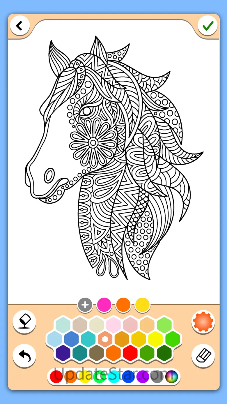 Horse coloring game 17.1.4