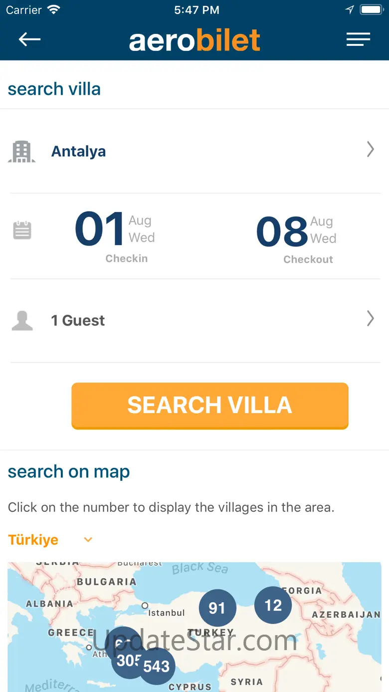 Aerobilet - Flights, Hotels 3.9.1