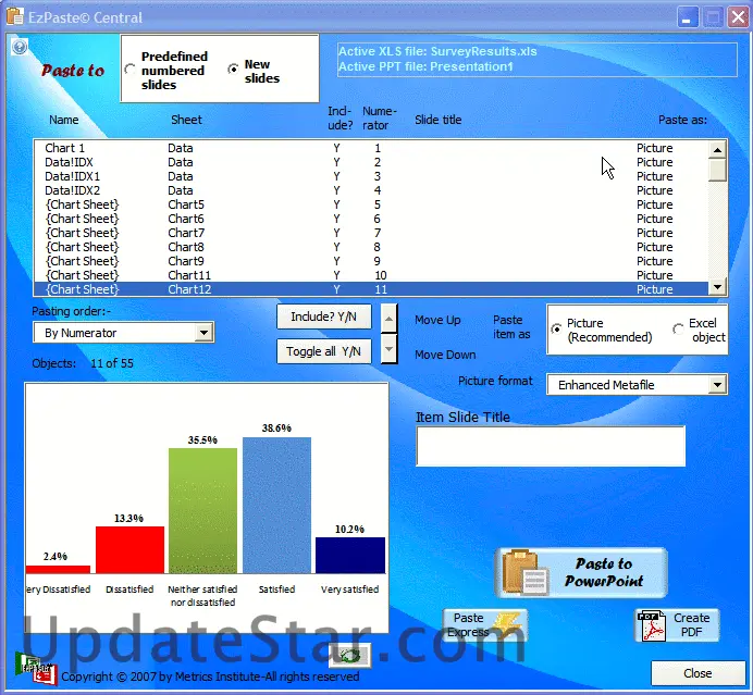 EzPaste-xl2ppt 1.0