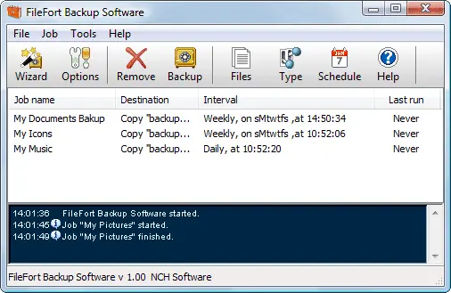 FileFort File Backup Software 3.31
