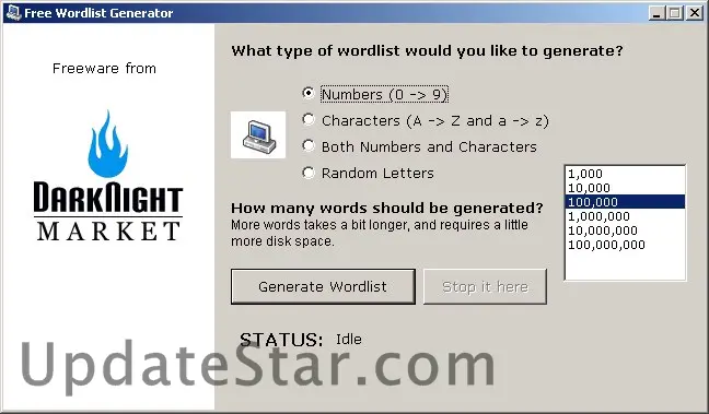 Free Wordlist Generator 1.9