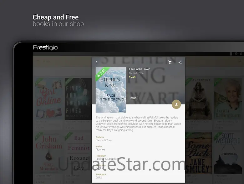 eReader Prestigio: Book Reader 6.7.4