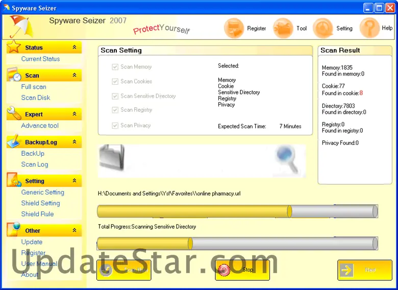 Spyware Seizer 2007 3.2