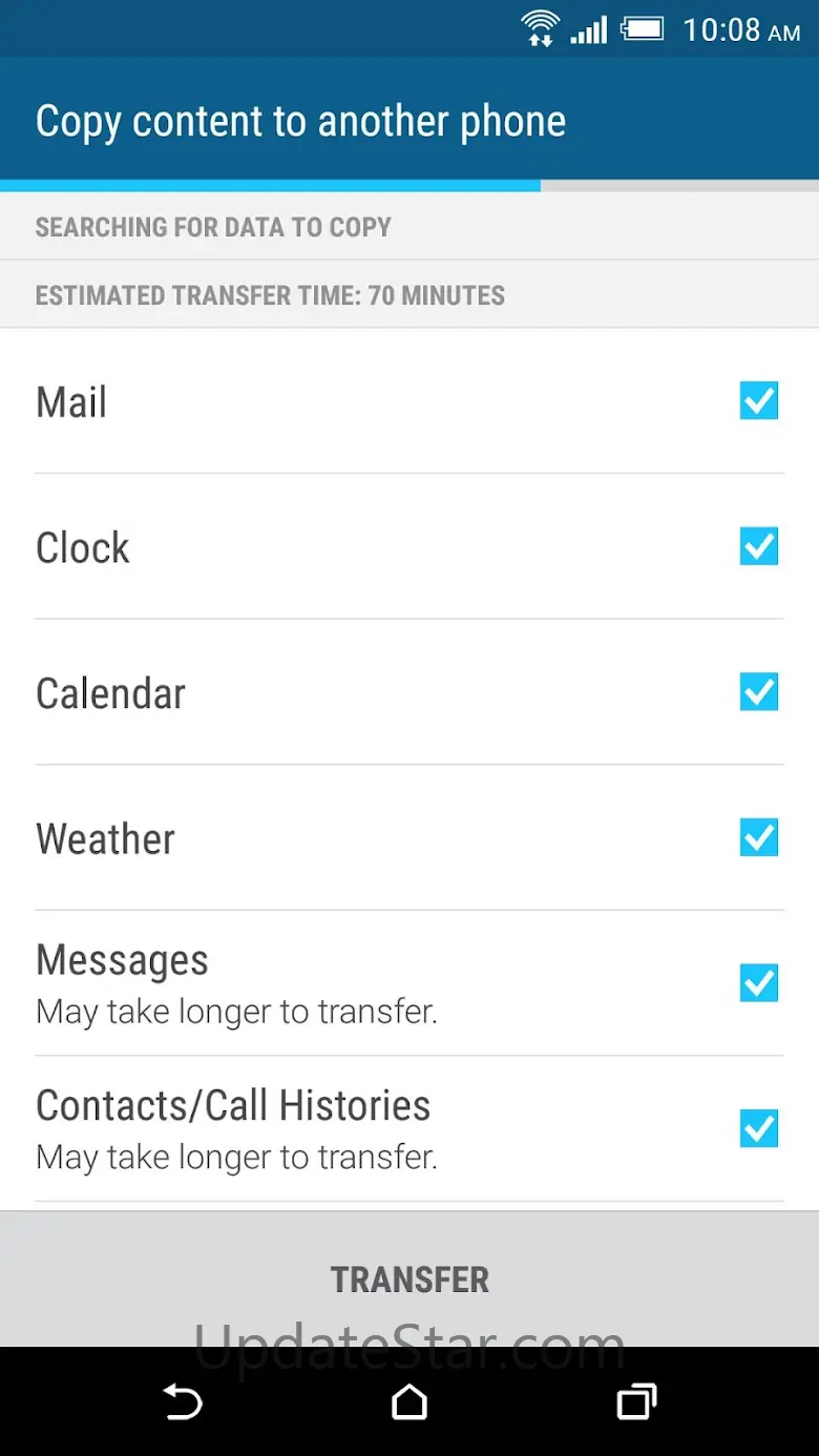 HTC Transfer Tool 7.0.1118500