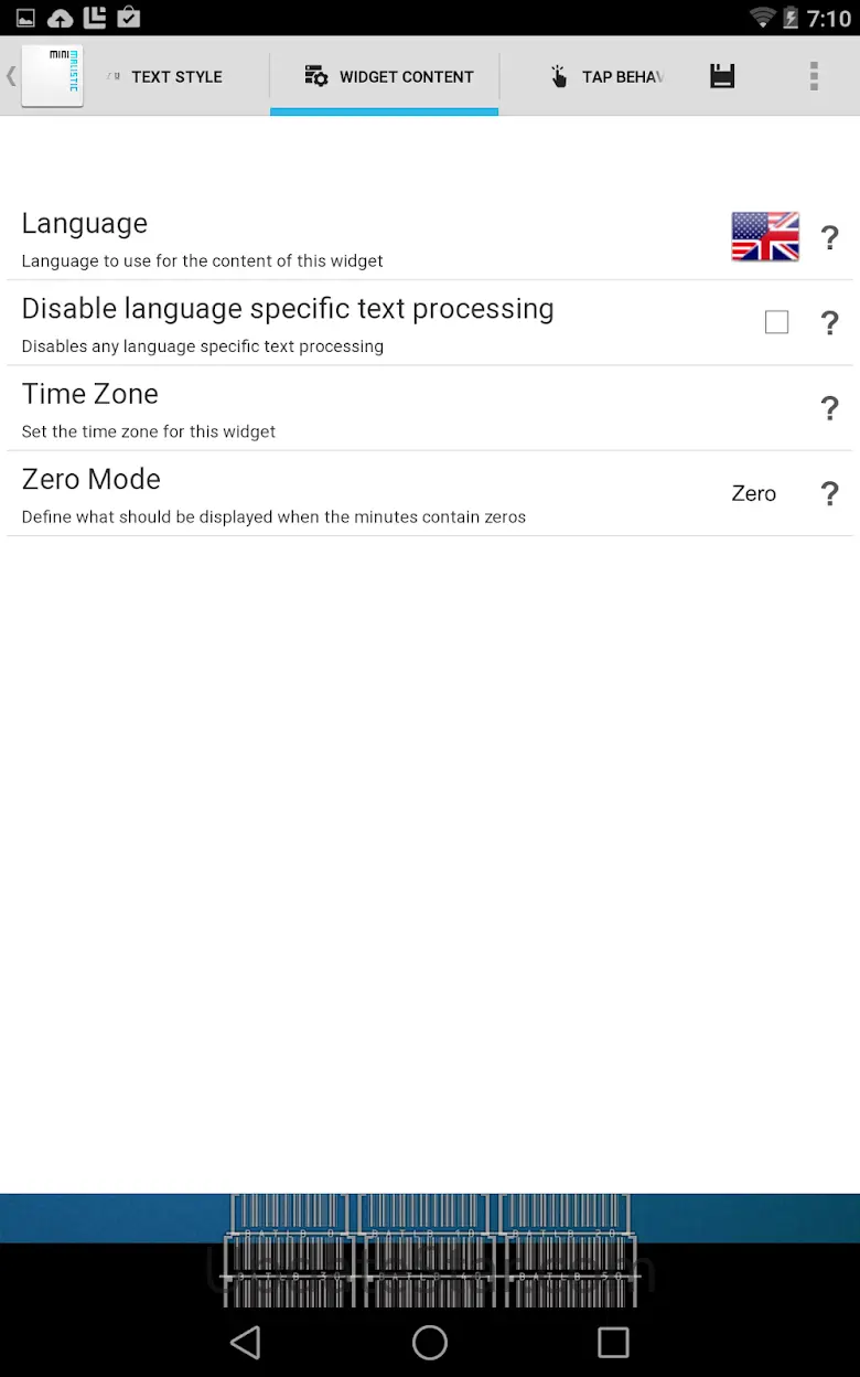 Minimalistic Text: Widgets 5.0.0