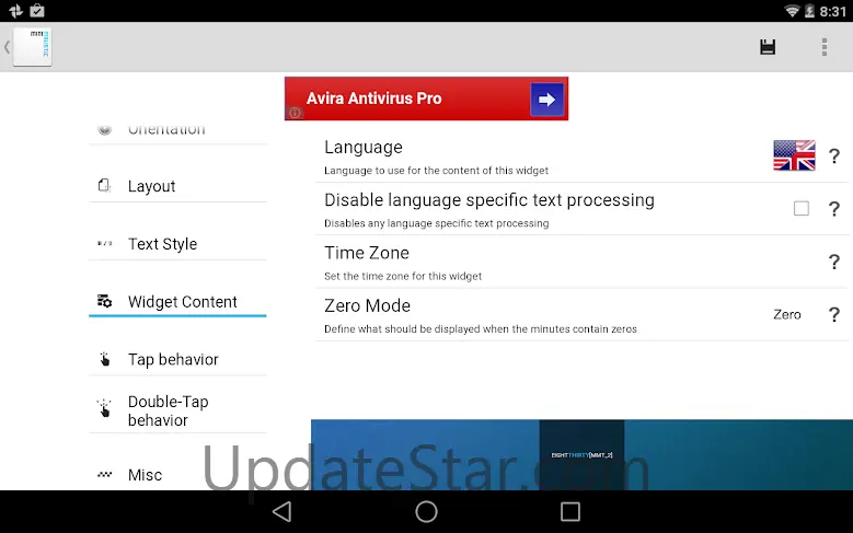 Minimalistic Text: Widgets 5.0.0
