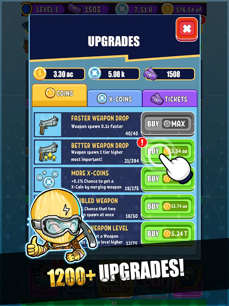 Idle Royale Merge Manager RPG 1.106