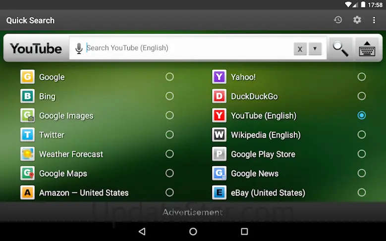 Quick Search Widget (with ads) 6.0