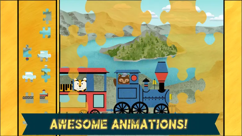 Train Games for Kids: Zoo Railroad Car Puzzles 1.10