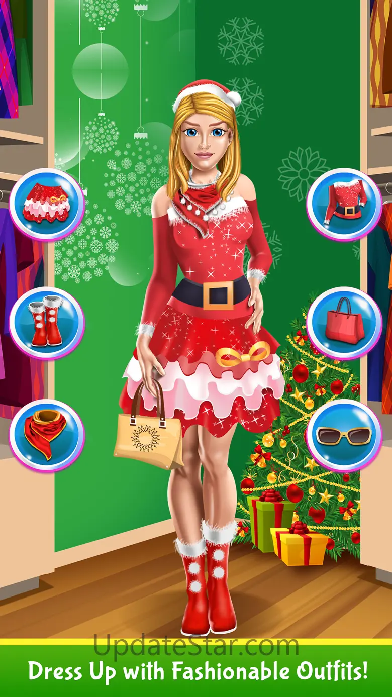 Christmas Hair Nail Salon Game 1.0