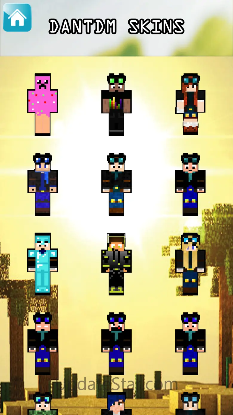 Stampy & Dantdm Skins for Minecraft Pocket Edition 1.0