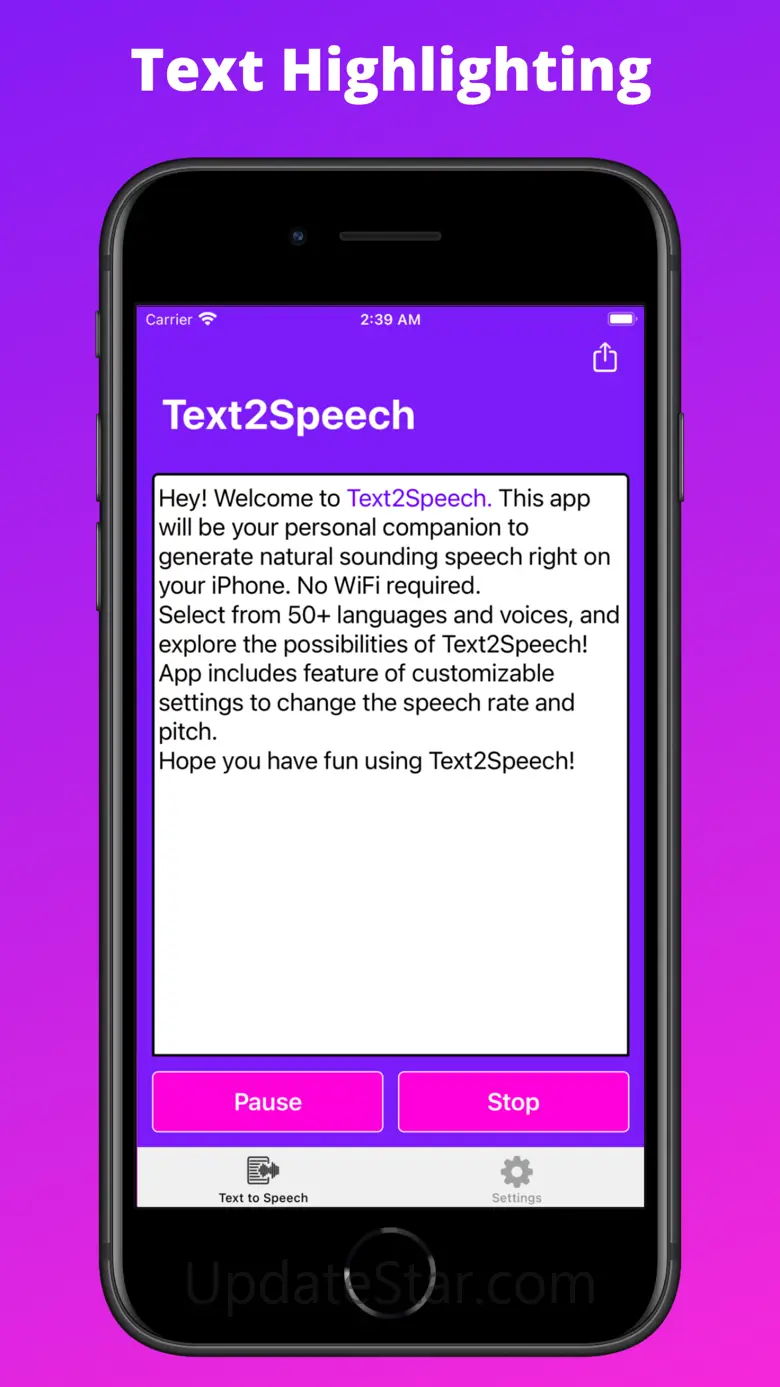 Text2Speech. 2.6