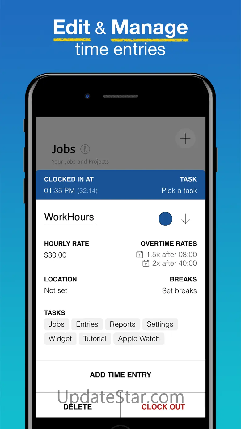 WorkHours: Time Tracker 1.36