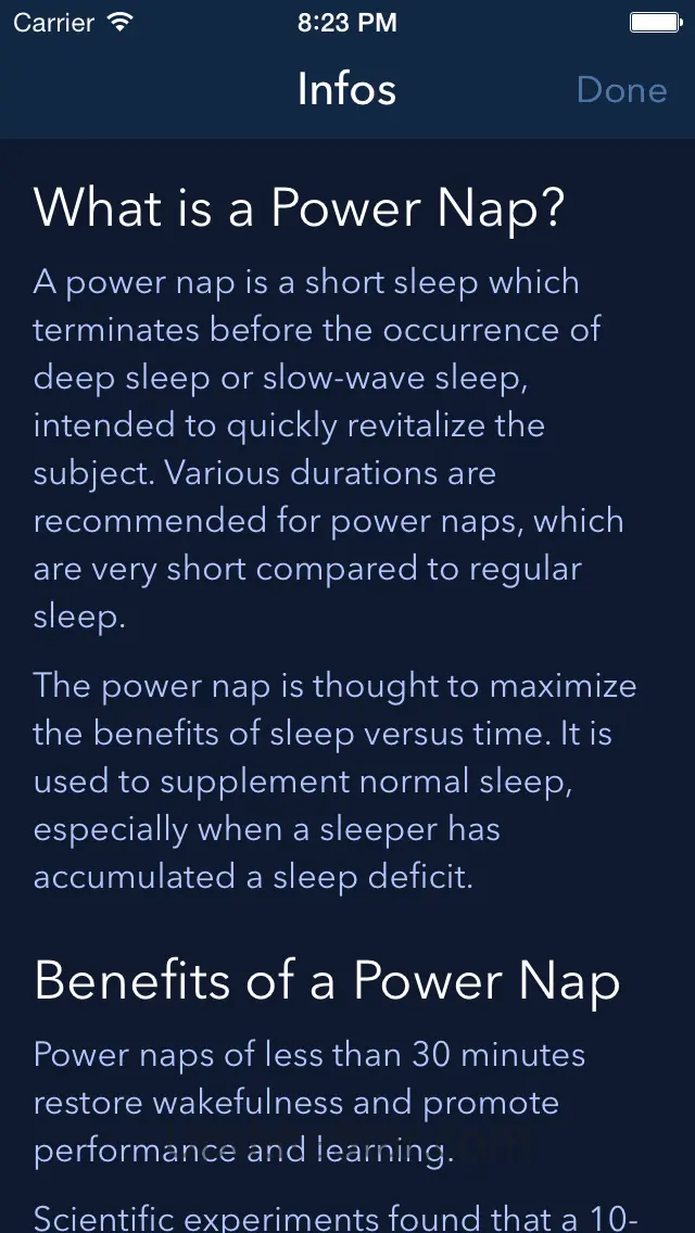 Power Nap App - Best Napping Timer for Naps with Relaxing Sleep Sounds 1.0