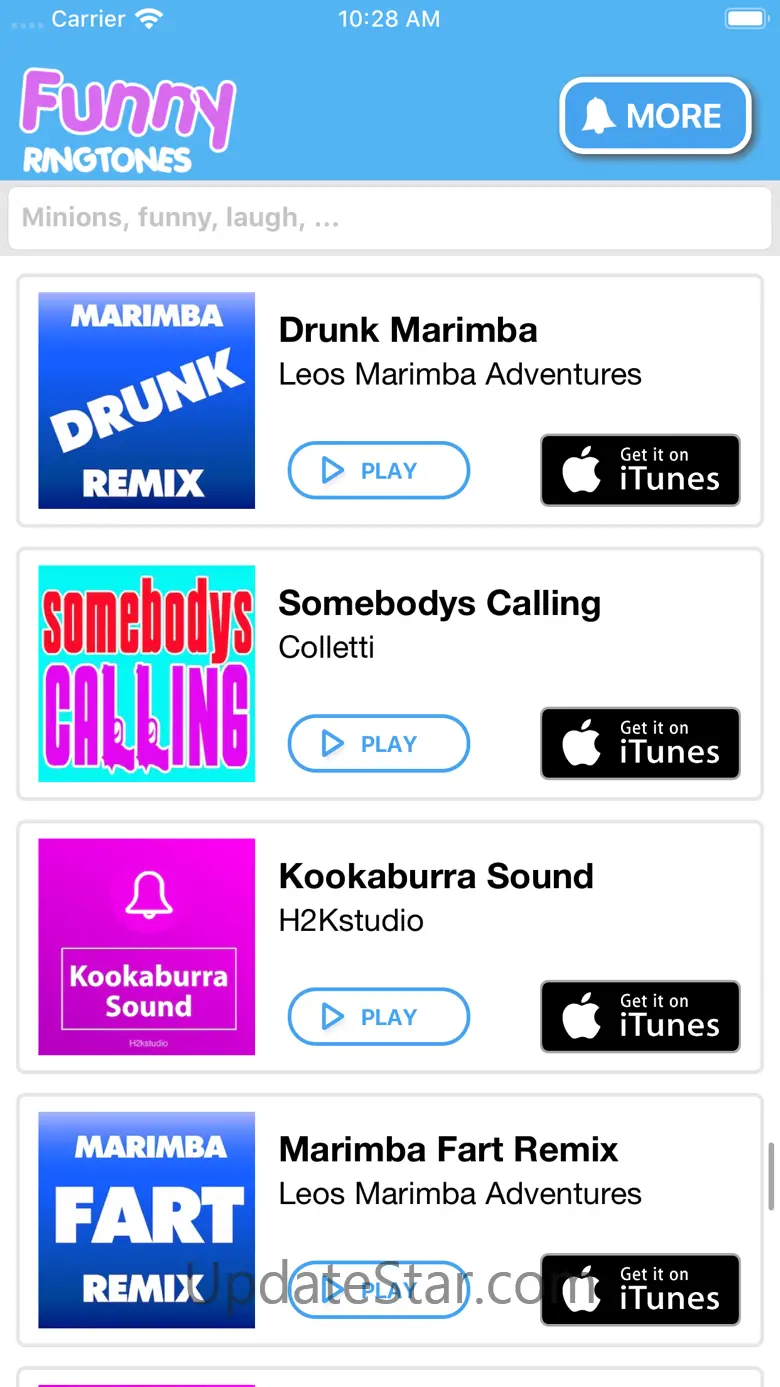 Funny Ringtones for iPhone 1.3
