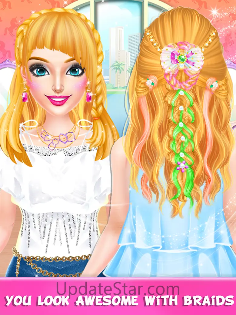 Braided Hair Salon Girls Games 0.4