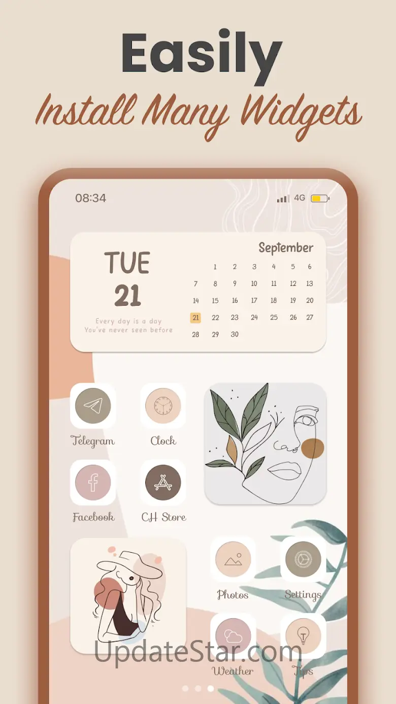Widget 2023: Aesthetic Widgets v70.1