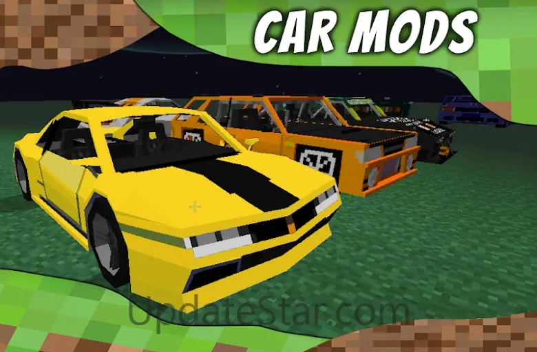 Cars for MCPE. Car Mods. 1.8