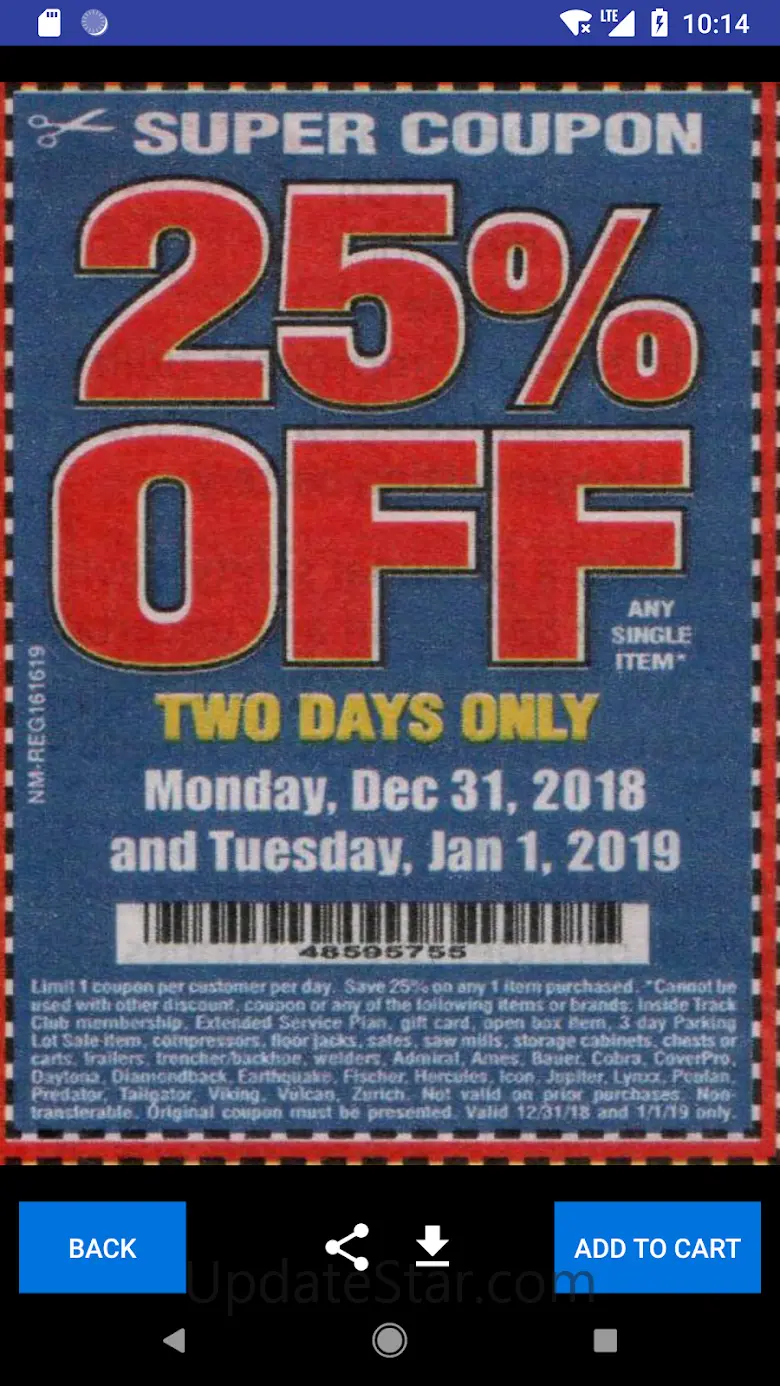 Coupons for Harbor Freight 1.3.0