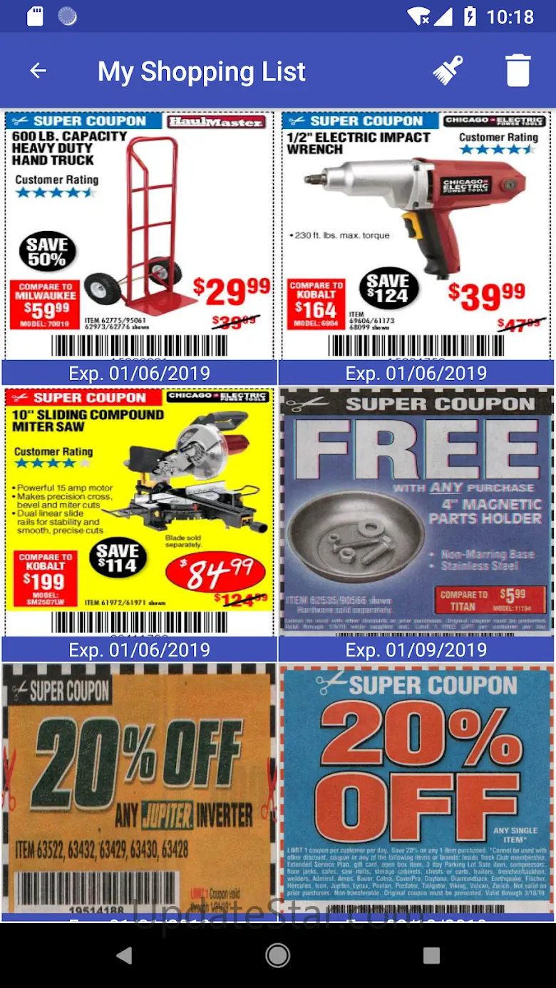 Coupons for Harbor Freight 1.3.0