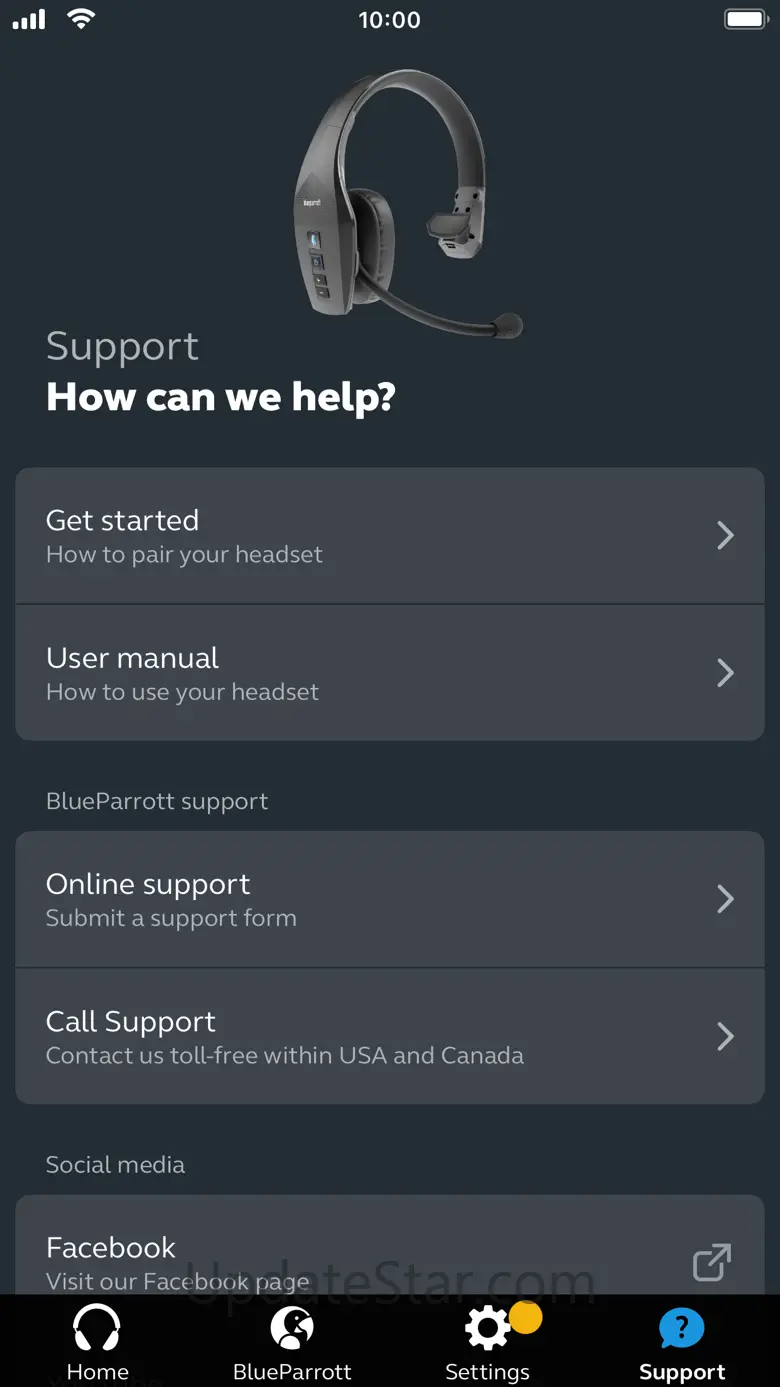 BlueParrott 4.3