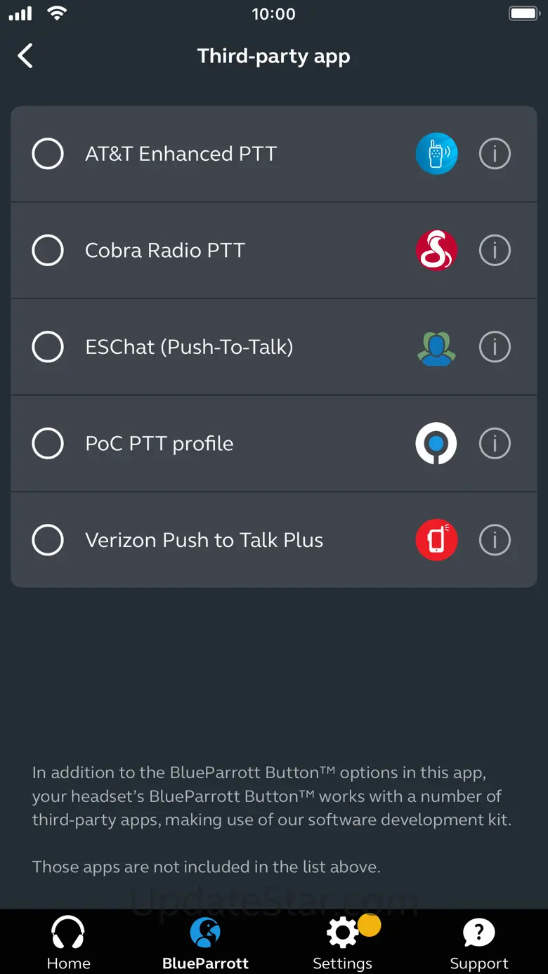 BlueParrott 4.3