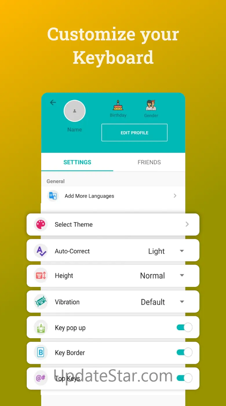 Bobble Keyboard: Fonts, Status 6.9.1.002