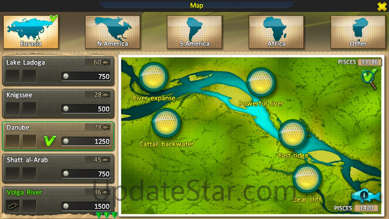 World of Fishers, Fishing game 345