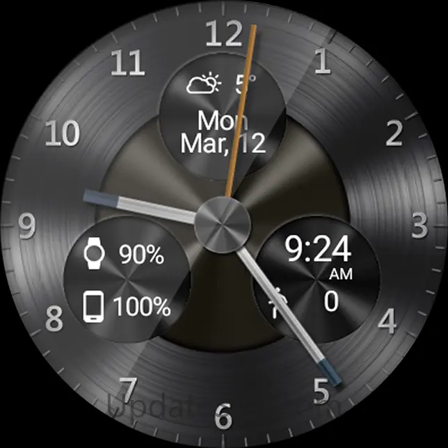 Black Metal HD Watch Face 6.2.2