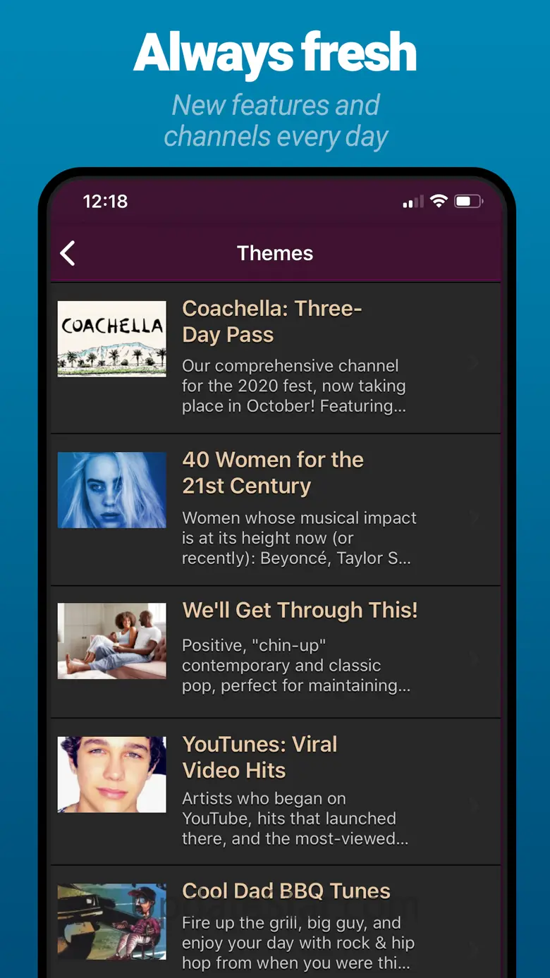 AccuRadio: Curated Music Radio 4.7.3