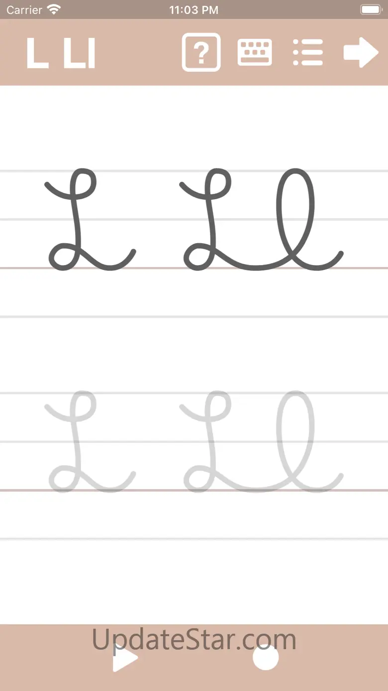 Cursive Writing App@ abCursive 4.1.3