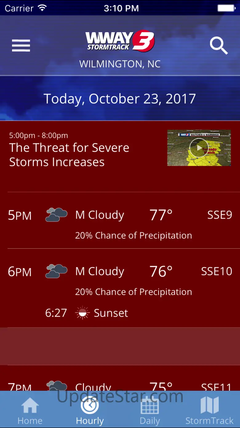 WWAY TV3 StormTrack 3 Weather 6.9.3